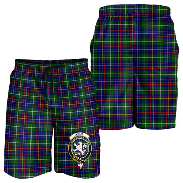 Inglis Tartan Mens Shorts with Family Crest