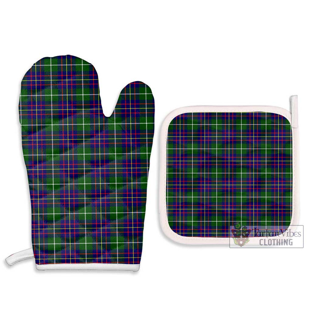 Inglis Tartan Combo Oven Mitt & Pot-Holder Combo 1 Oven Mitt & 2 Pot-Holder White - Tartan Vibes Clothing