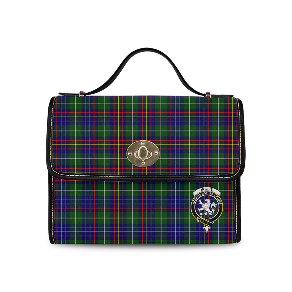 inglis-modern-tartan-leather-strap-waterproof-canvas-bag-with-family-crest