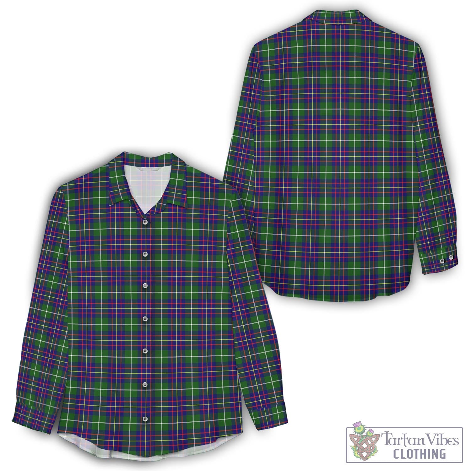 Inglis Modern Tartan Womens Casual Shirt