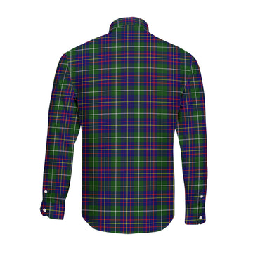 Inglis Tartan Long Sleeve Button Up Shirt with Family Crest