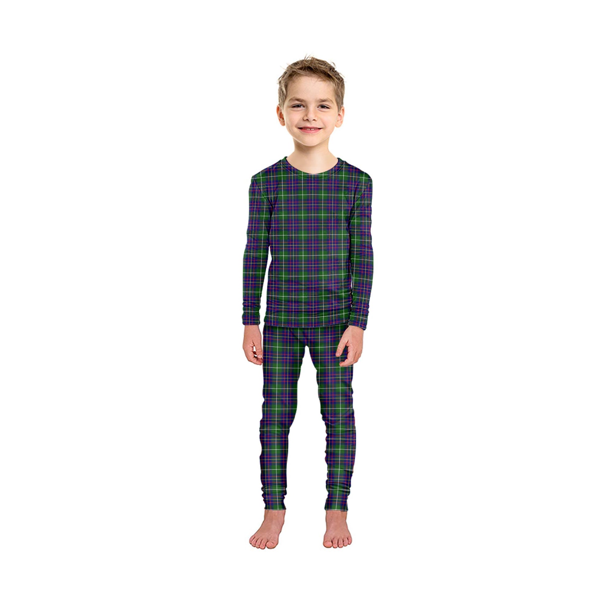 Inglis Tartan Pajamas Family Set - Tartan Vibes Clothing