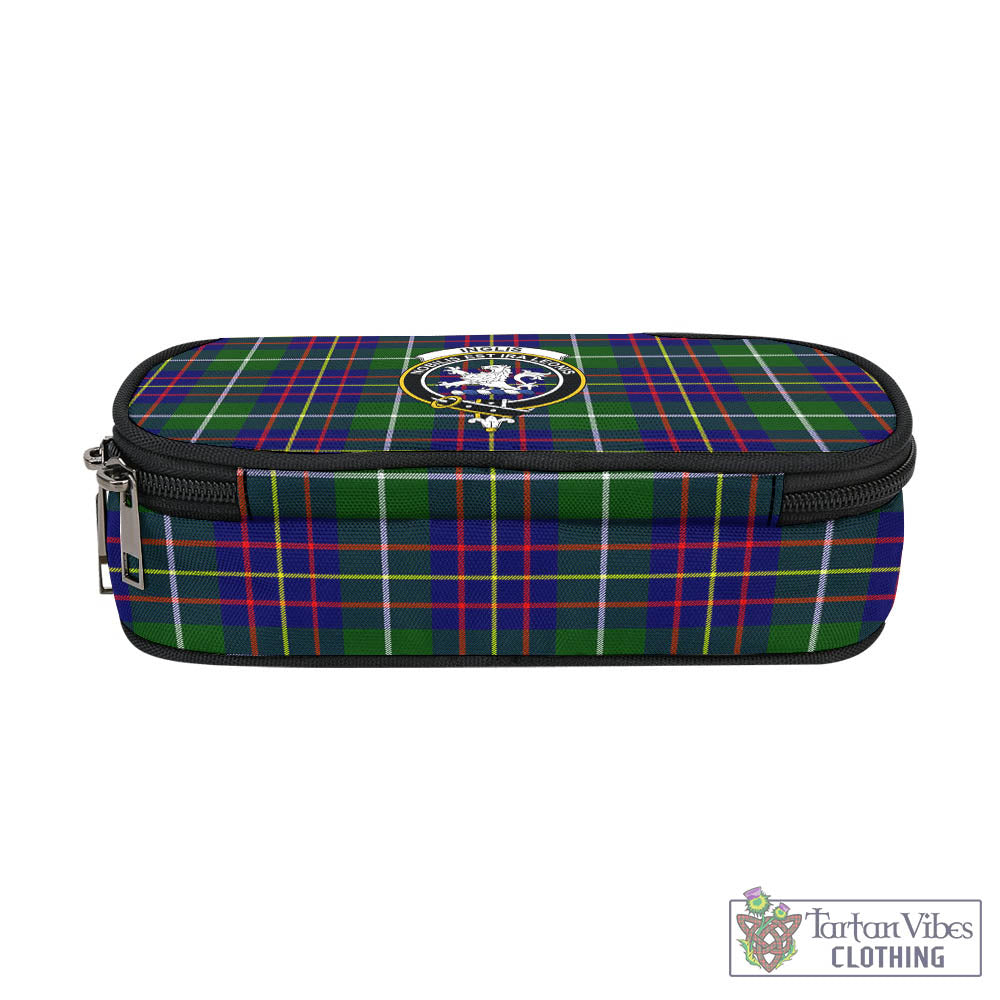 Tartan Vibes Clothing Inglis Modern Tartan Pen and Pencil Case with Family Crest