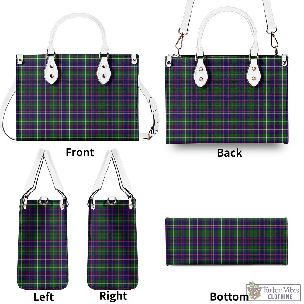 Tartan Vibes Clothing Inglis Modern Tartan Luxury Leather Handbags