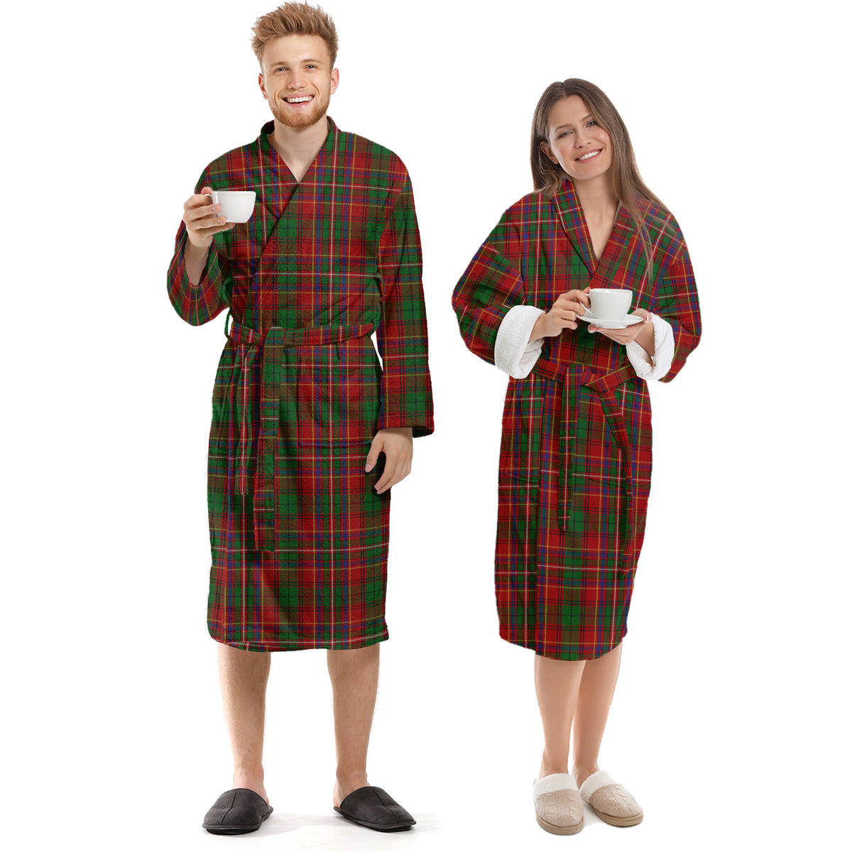 Innes Tartan Bathrobe Unisex S - Tartan Vibes Clothing