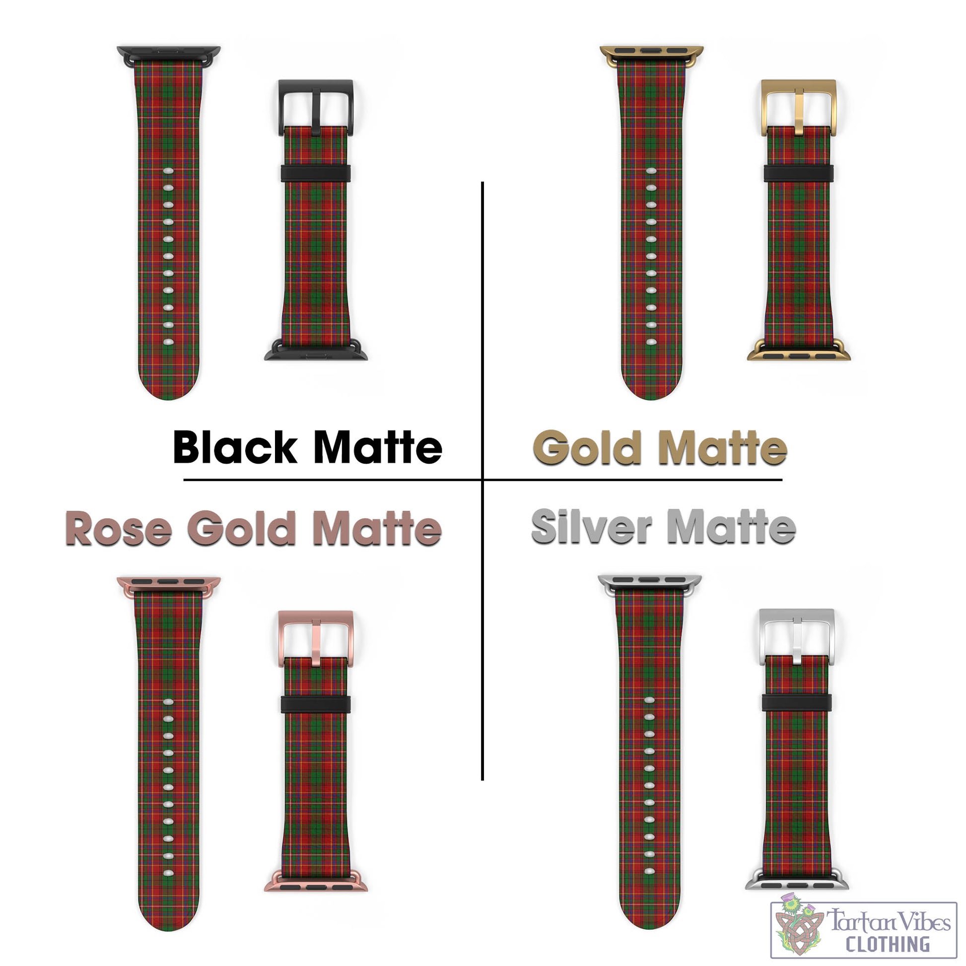 Tartan Vibes Clothing Innes Tartan Watch Band