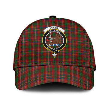 Innes Tartan Classic Cap with Family Crest