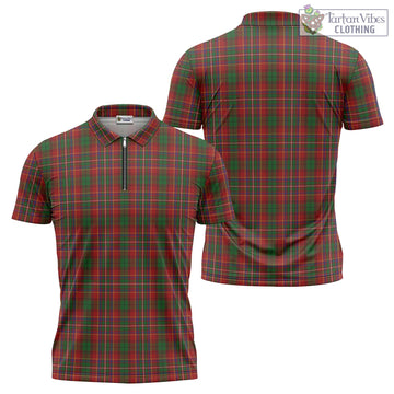 Innes Tartan Zipper Polo Shirt