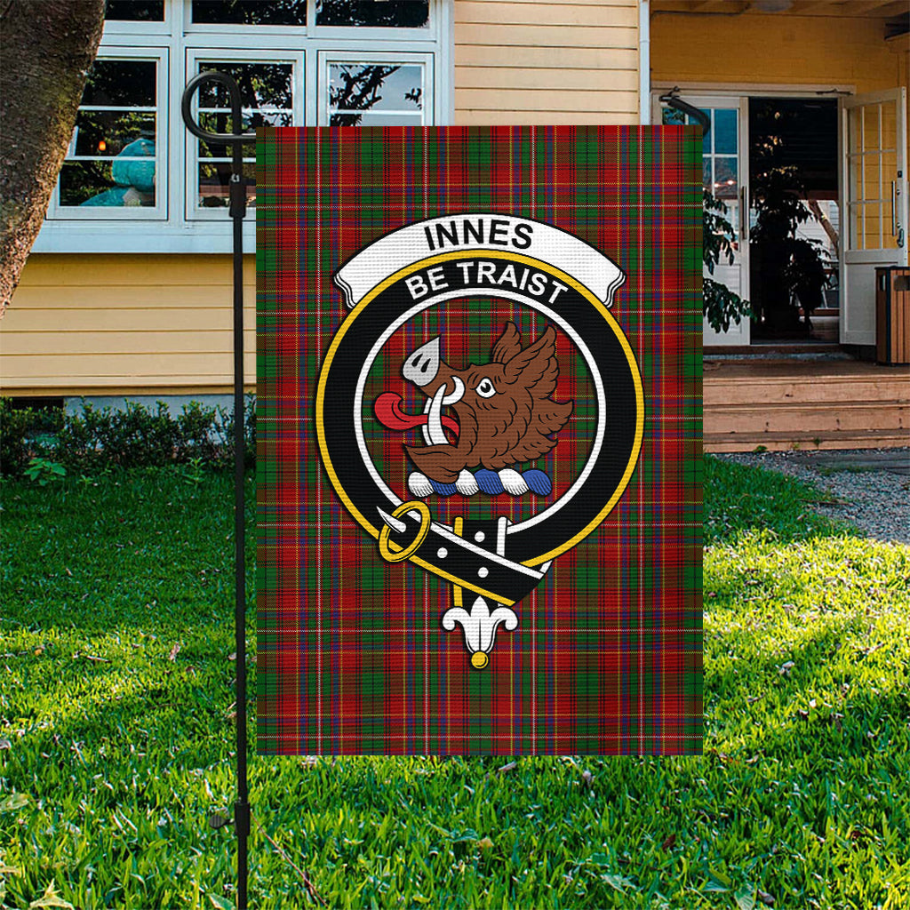 Innes Tartan Flag with Family Crest - Tartan Vibes Clothing