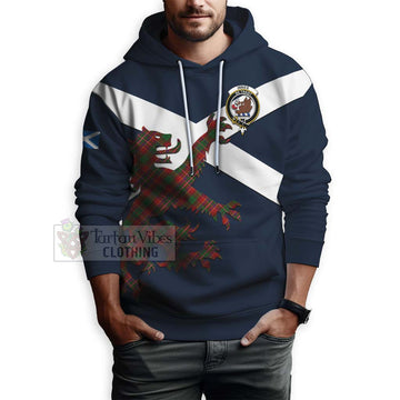 Innes Tartan Lion Rampant Hoodie Proudly Display Your Heritage with Alba Gu Brath and Clan Name