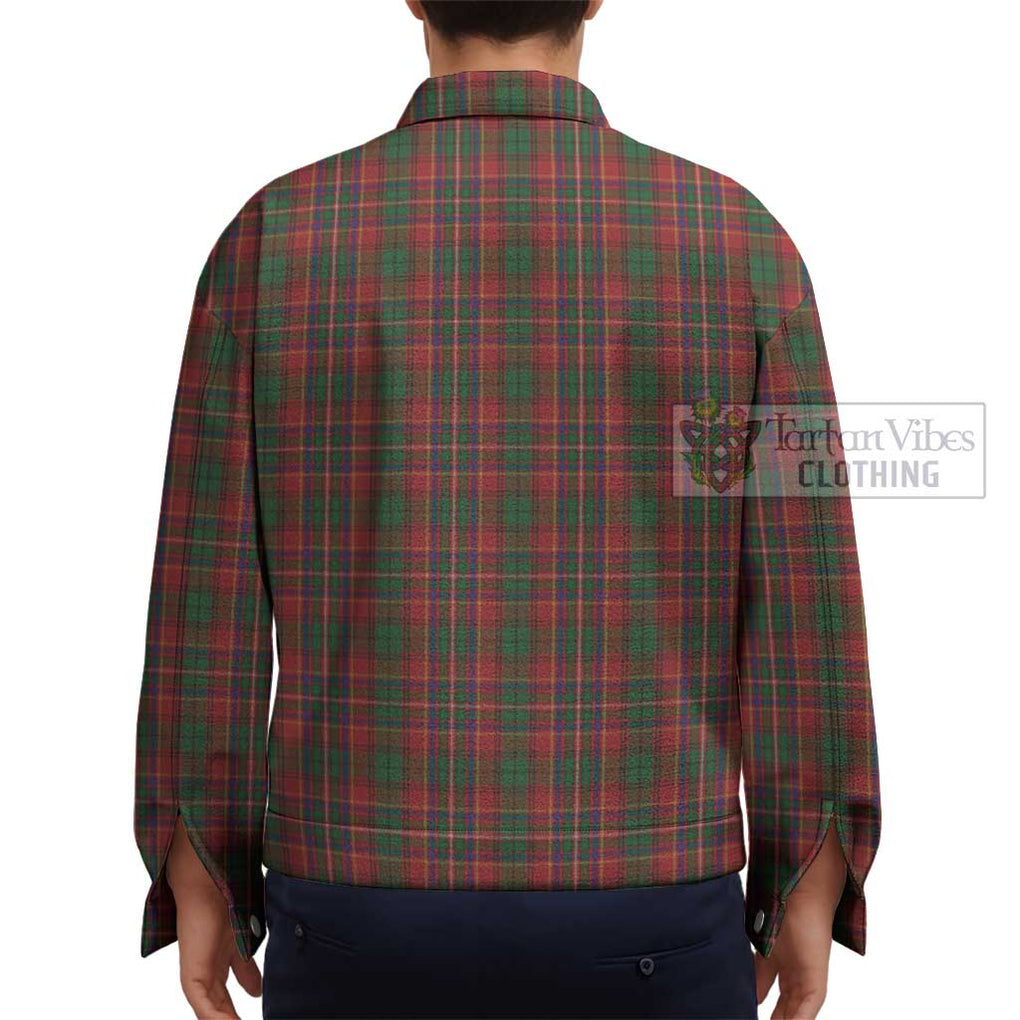 Innes Tartan Unisex Lapel Cotton Jacket - Tartan Vibes Clothing