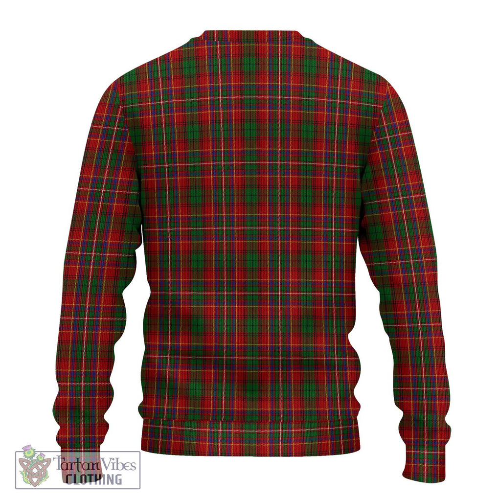 Innes Tartan Knitted Sweater with Family Crest DNA In Me Style - Tartanvibesclothing Shop