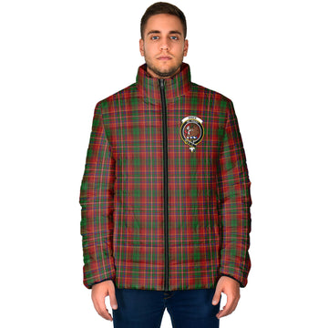 Innes Tartan Padded Jacket with Family Crest