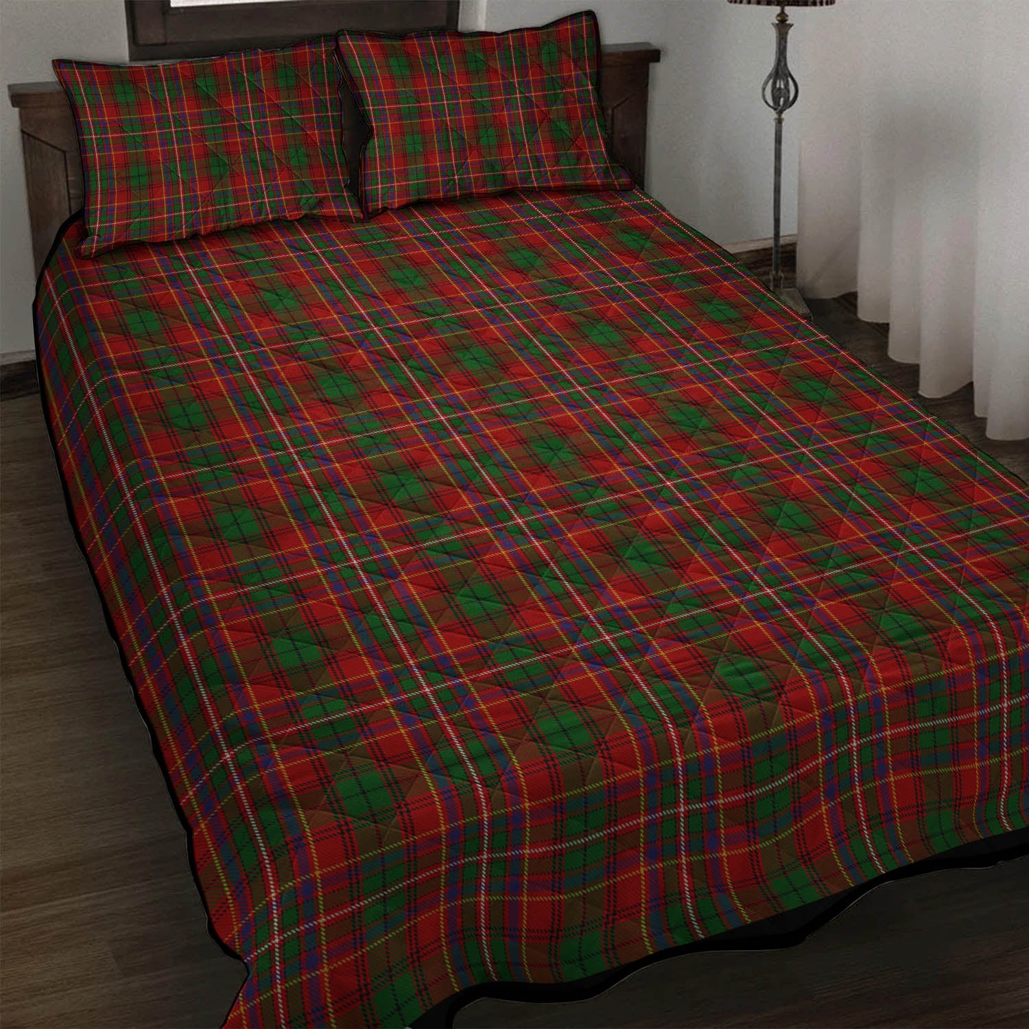 Innes Tartan Quilt Bed Set - Tartan Vibes Clothing