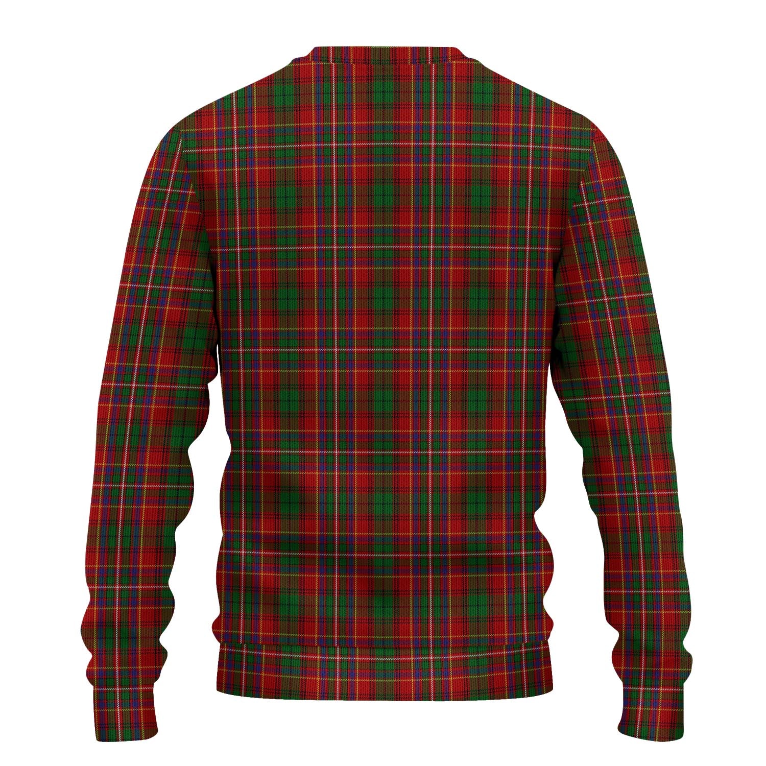 Innes Tartan Knitted Sweater with Family Crest - Tartanvibesclothing