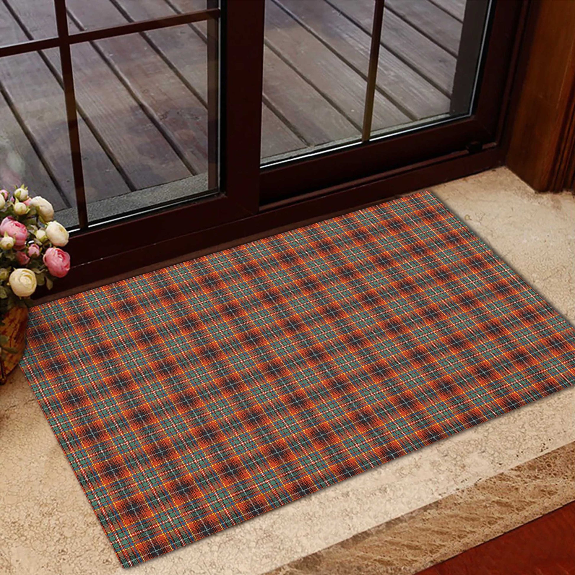 Innes Ancient Tartan Door Mat - Tartanvibesclothing