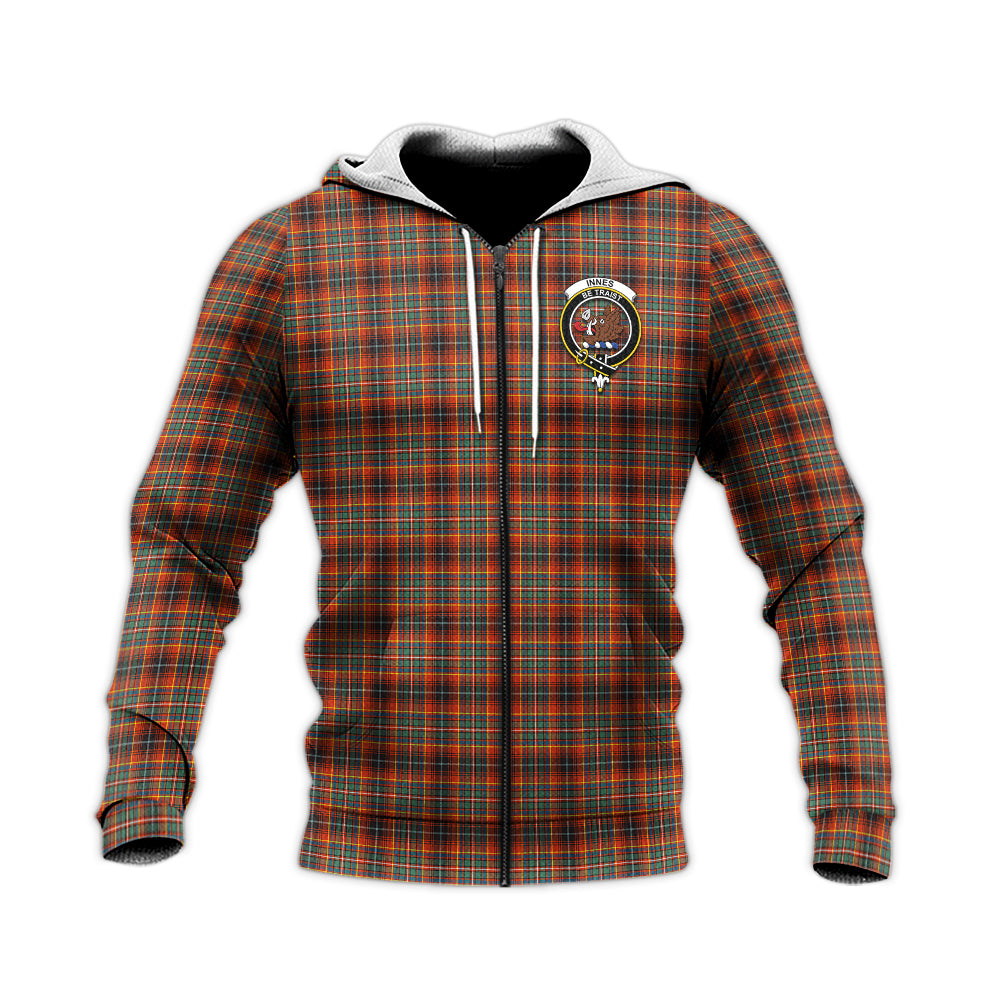 innes-ancient-tartan-knitted-hoodie-with-family-crest