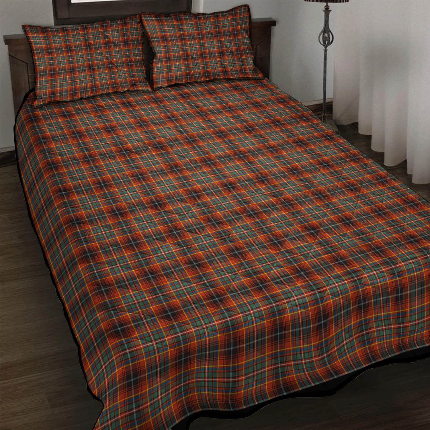 Innes Ancient Tartan Quilt Bed Set - Tartan Vibes Clothing