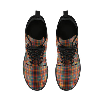 Innes Ancient Tartan Leather Boots