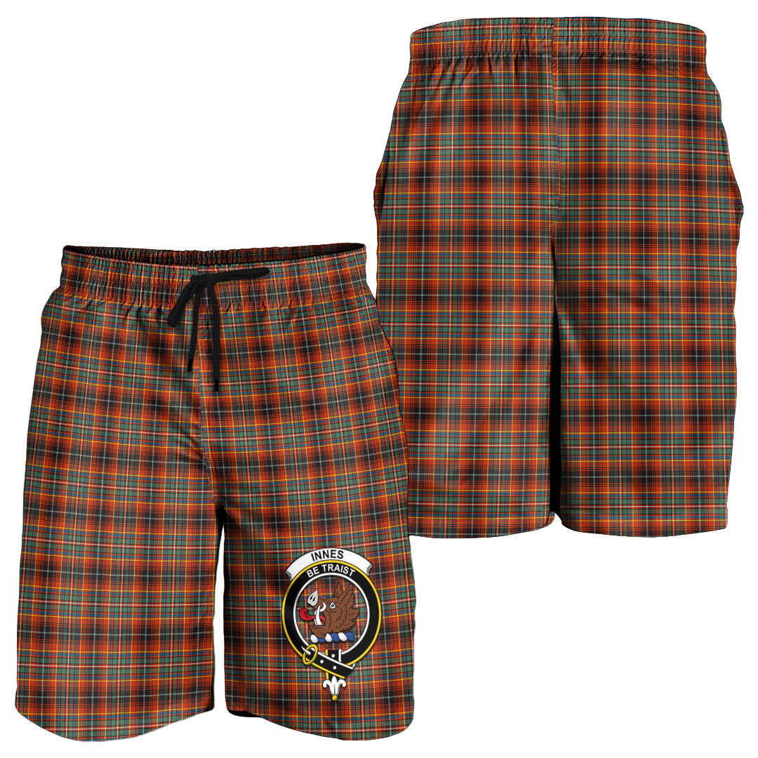 innes-ancient-tartan-mens-shorts-with-family-crest