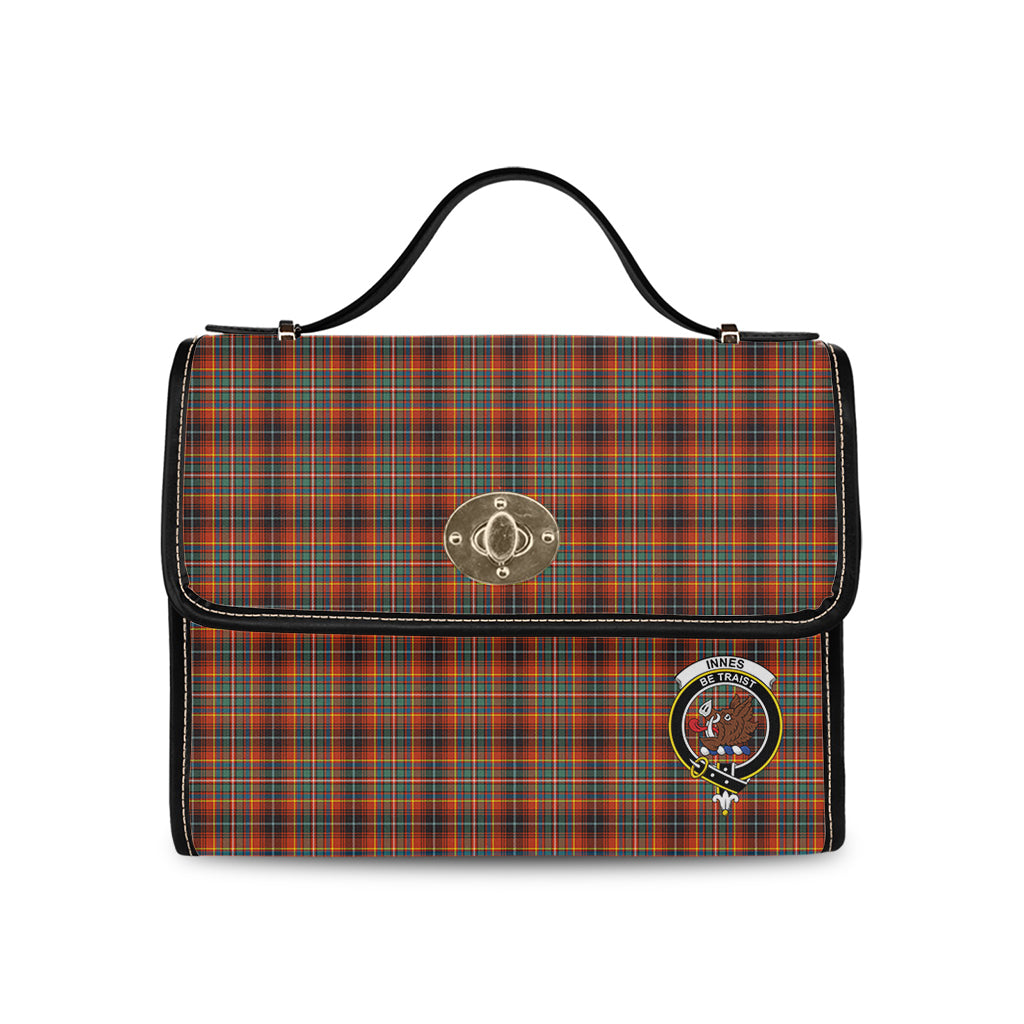 innes-ancient-tartan-leather-strap-waterproof-canvas-bag-with-family-crest