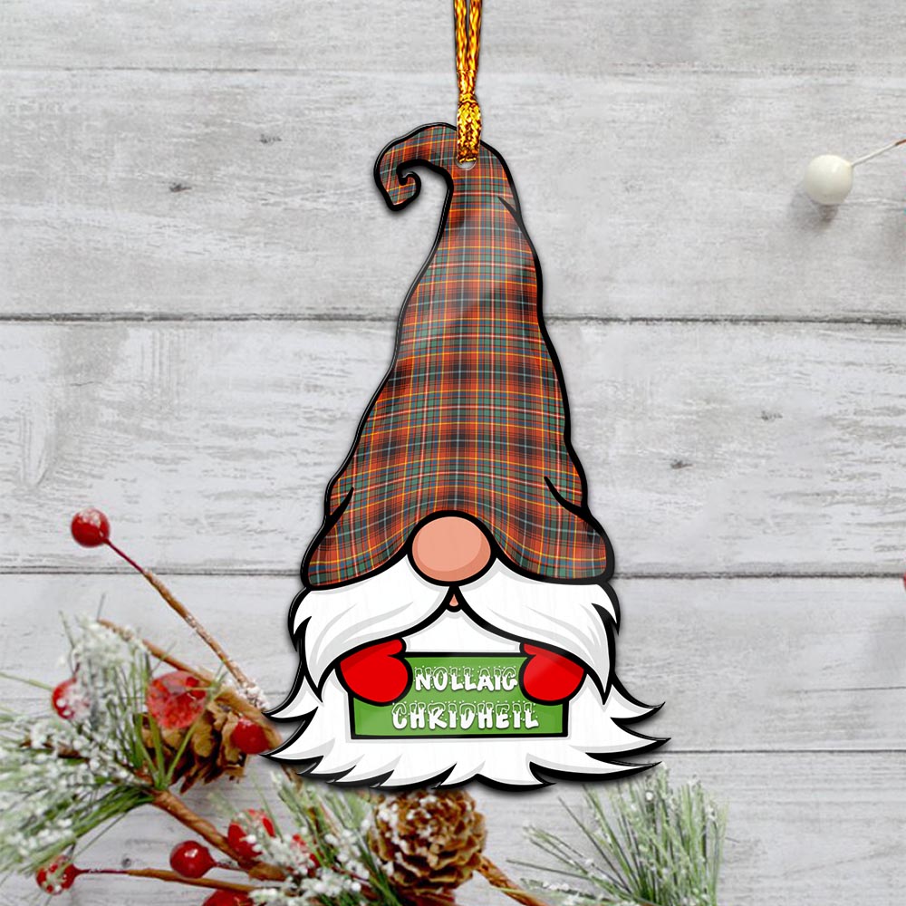 Innes Ancient Gnome Christmas Ornament with His Tartan Christmas Hat - Tartan Vibes Clothing