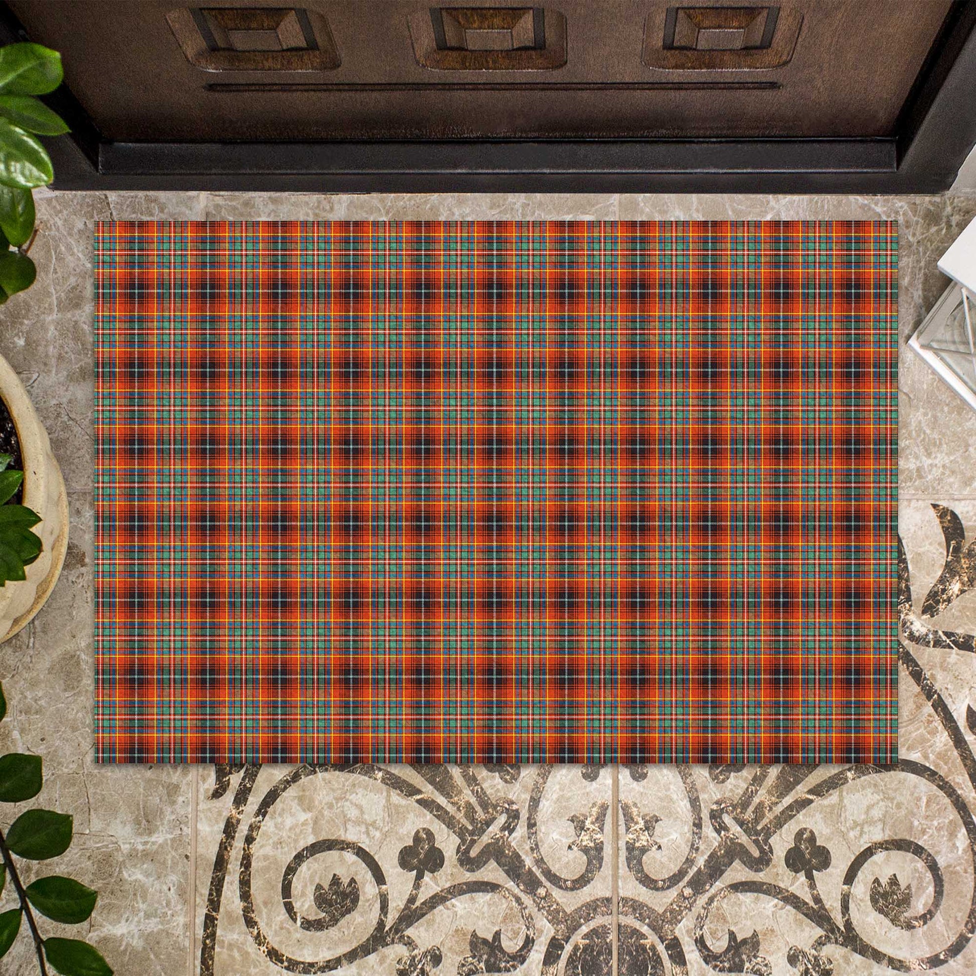 Innes Ancient Tartan Door Mat - Tartanvibesclothing