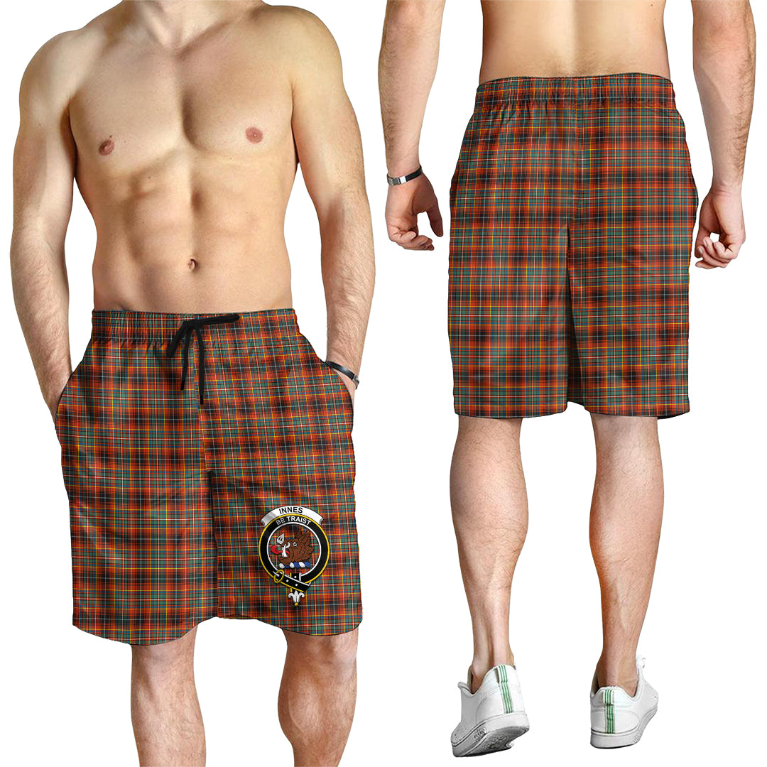 innes-ancient-tartan-mens-shorts-with-family-crest