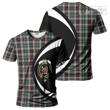 Innes Dress Tartan T-Shirt with Family Crest Circle Style