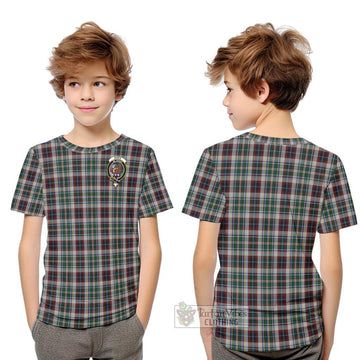 Innes Dress Tartan Kid T-Shirt with Family Crest