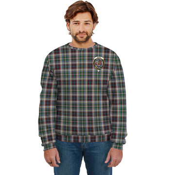 Innes Dress Tartan Sweatshirt with Family Crest