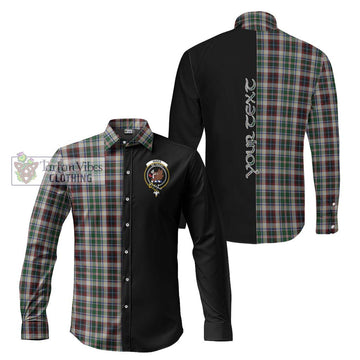 Innes Dress Tartan Long Sleeve Button Shirt with Family Crest and Half Of Me Style