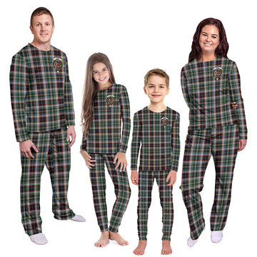 Innes Dress Tartan Pajamas Family Set with Family Crest