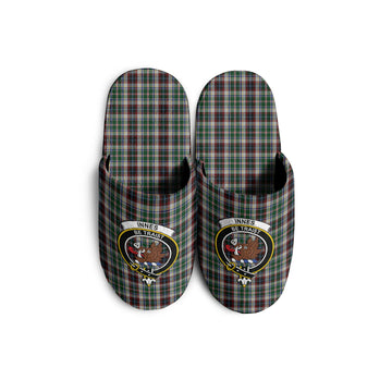 Innes Dress Tartan Home Slippers with Family Crest