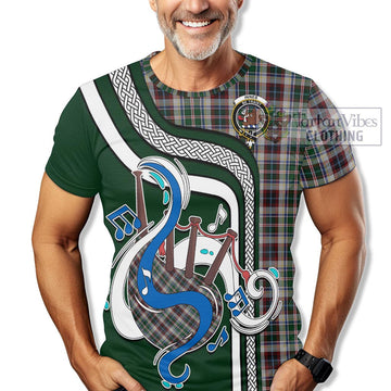 Innes Dress Tartan T-Shirt with Epic Bagpipe Style