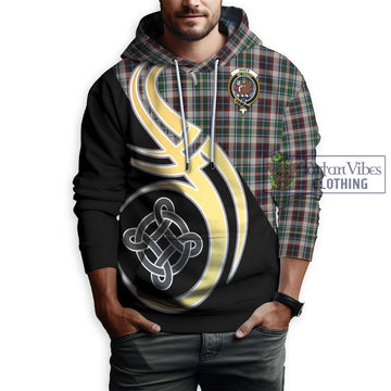 Innes Dress Tartan Hoodie with Family Crest and Celtic Symbol Style