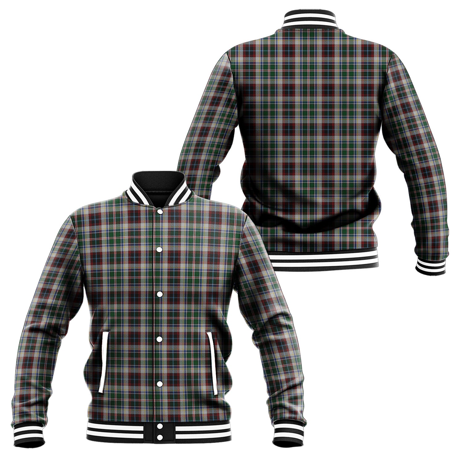 Innes Dress Tartan Baseball Jacket Unisex - Tartan Vibes Clothing