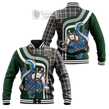 Innes Dress Tartan Baseball Jacket with Epic Bagpipe Style