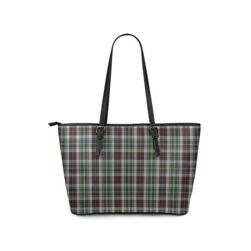 Innes Dress Tartan Leather Tote Bag