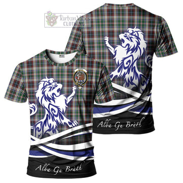 Innes Dress Tartan Cotton T-shirt with Alba Gu Brath Regal Lion Emblem