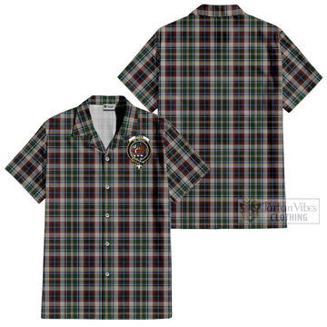 Innes Dress Tartan Cotton Hawaiian Shirt with Family Crest