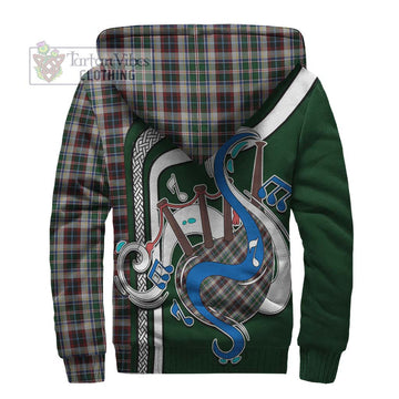 Innes Dress Tartan Sherpa Hoodie with Epic Bagpipe Style