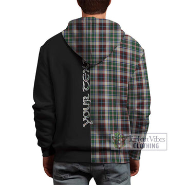 Innes Dress Tartan Hoodie with Family Crest and Half Of Me Style