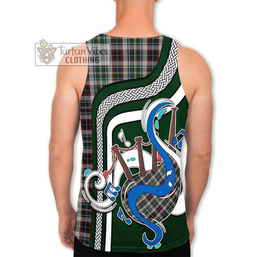 Innes Dress Tartan Men's Tank Top with Epic Bagpipe Style