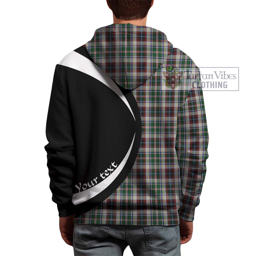 Tartan Vibes Clothing Innes Dress Tartan Hoodie with Family Crest Circle Style