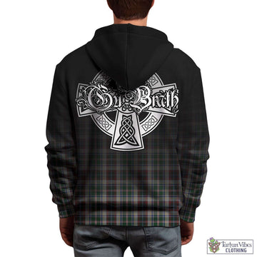 Innes Dress Tartan Hoodie Featuring Alba Gu Brath Family Crest Celtic Inspired