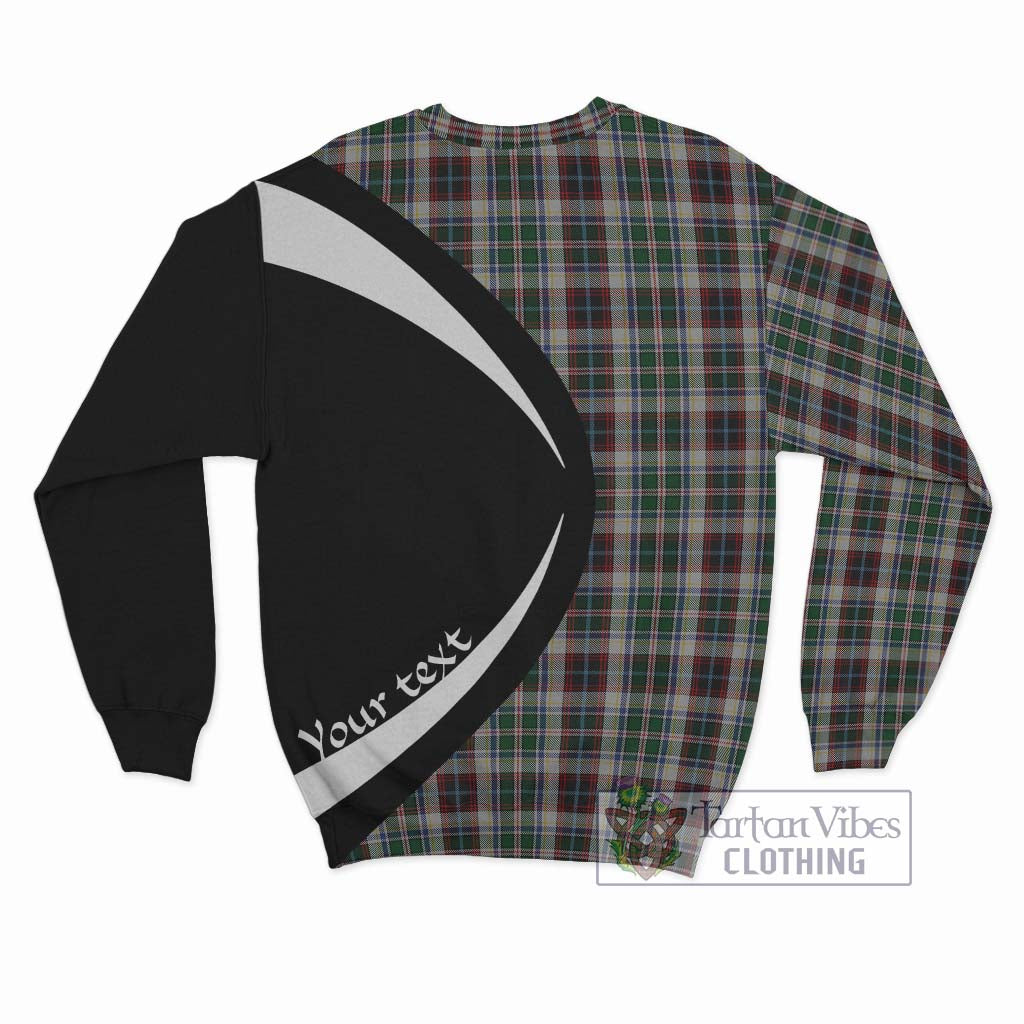 Innes Dress Tartan Sweatshirt with Family Crest Circle Style - Tartan Vibes Clothing