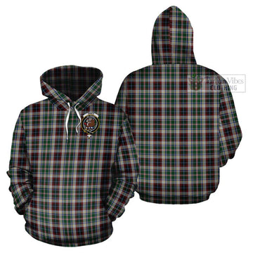 Innes Dress Tartan Cotton Hoodie with Family Crest