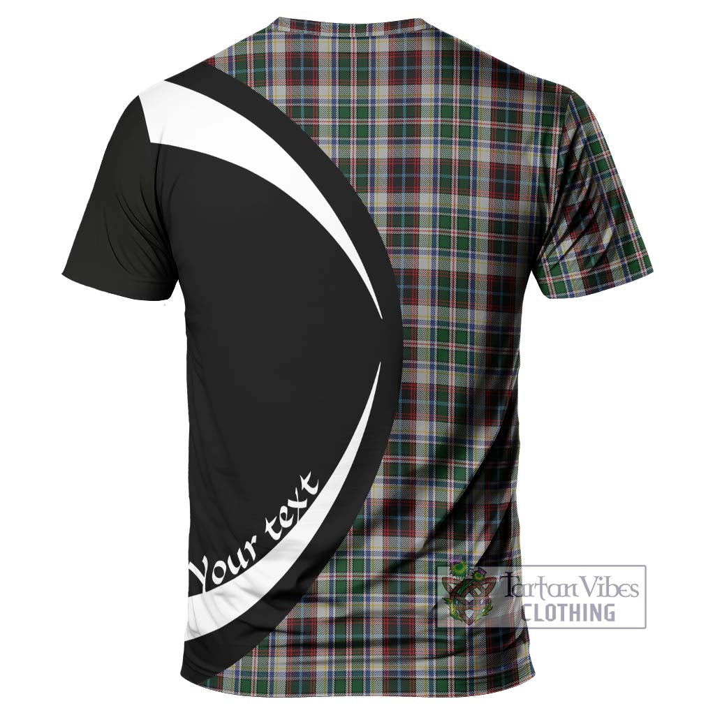 Tartan Vibes Clothing Innes Dress Tartan T-Shirt with Family Crest Circle Style