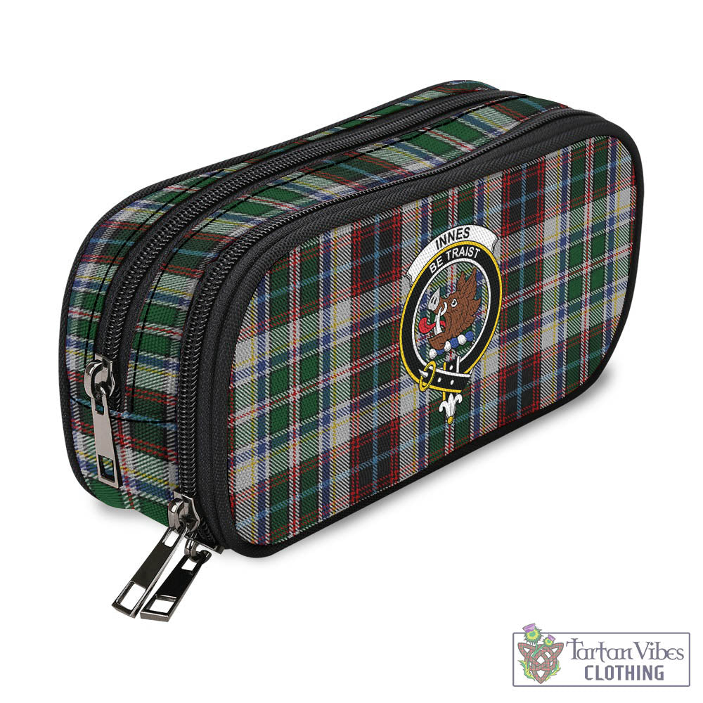 Tartan Vibes Clothing Innes Dress Tartan Pen and Pencil Case with Family Crest